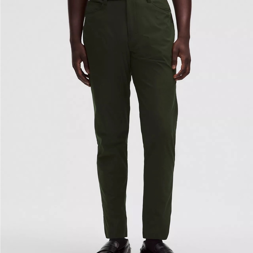 Lululemon ABC Classic-Fit 5 Pocket Pant 30L Warpstreme - Gator Green